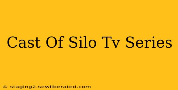 Cast Of Silo Tv Series