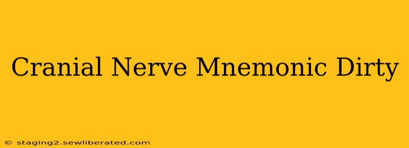 Cranial Nerve Mnemonic Dirty