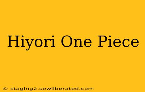 Hiyori One Piece
