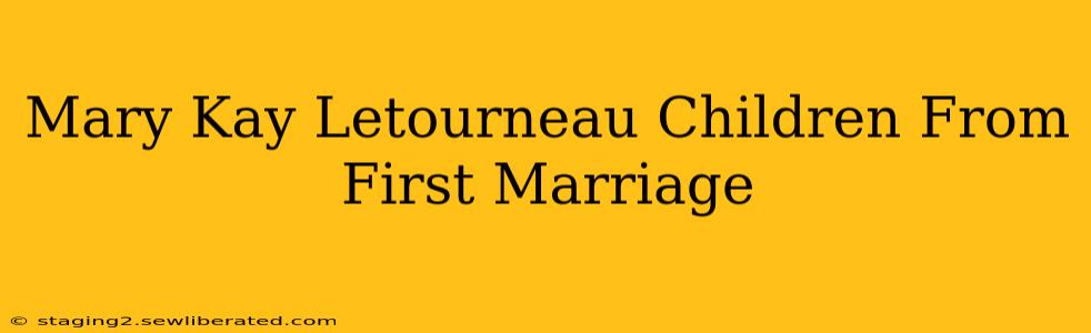 Mary Kay Letourneau Children From First Marriage