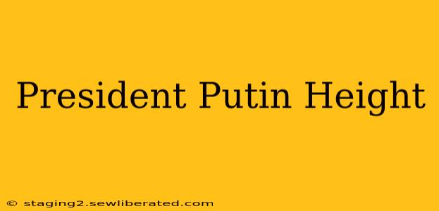 President Putin Height