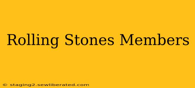 Rolling Stones Members
